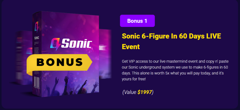 sonic bonus